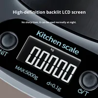 Timbangan Dapur Digital Pintar Kapasitas 5000g |   Timbangan Elektronik Otomatis Mati Saat Tidak Digunakan |   Konstruksi Baja Tahan Karat dan ABS