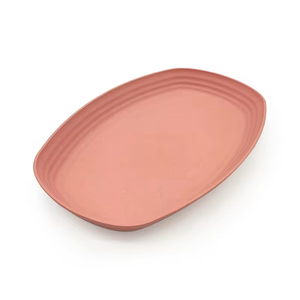 จานทรงรีเป็นมิตรกับสิ่งแวดล้อมจานทรงรีทำจากฟางข้าวสาลีถาดนึ่งและ<span class=keywords><strong>อบ</strong></span>แบบเรียบง่ายใช้ในบ้าน - Product Image 4