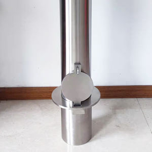 卸売マニュアルポスト取り外し可能な駐車バリアステンレス鋼取り外し可能なボラード - Product Image 3