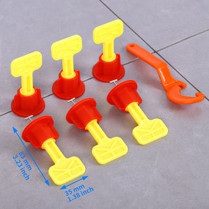 Pinces <span class=keywords><strong>de</strong></span> système <span class=keywords><strong>de</strong></span> nivelation <span class=keywords><strong>de</strong></span> carrelage pour carrelage grand format avec coins Kit d'installation murale et <span class=keywords><strong>de</strong></span> plancher pro - Product Image 1