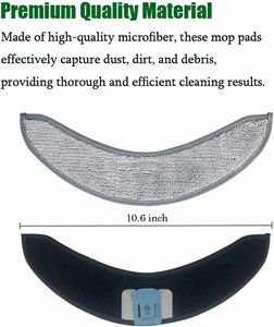 Brosses en caoutchouc de remplacement, tampons de serpillière, filtres HEPA, sacs à poussière pour <span class=keywords><strong>aspirateur</strong></span> robot IRobot Roombas <span class=keywords><strong>Combo</strong></span> 10 Max/ J9+ <span class=keywords><strong>Combo</strong></span> J7+/Plus - Product Image 4