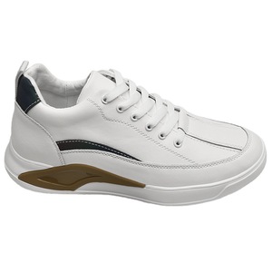 <span class=keywords><strong>Chaussures</strong></span> <span class=keywords><strong>de</strong></span> sport décontractées à taille haute pour hommes Trendy Two-Layer White Inner Color-Changing Striped Upper with Mesh Doublure Augmentation <span class=keywords><strong>de</strong></span> la hauteur - Product Image 5