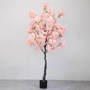 Pour Amazon petit arbre à fleurs <span class=keywords><strong>de</strong></span> cerisier plante <span class=keywords><strong>de</strong></span> sol artificielle faux décor <span class=keywords><strong>de</strong></span> pâques tige <span class=keywords><strong>en</strong></span> plastique <span class=keywords><strong>en</strong></span> <span class=keywords><strong>pot</strong></span> <span class=keywords><strong>en</strong></span> plastique arbre à fleurs <span class=keywords><strong>de</strong></span> cerisier - Product Image 1
