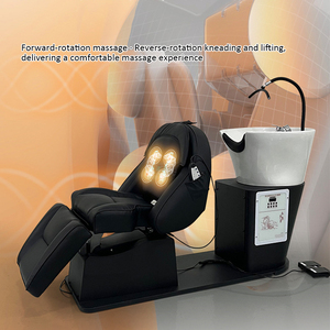 เก้าอี้สระผมไฟฟ้าหรูหรา พร้อมระบบยกและหมุนได้ พร้อมเตียง<span class=keywords><strong>นวด</strong></span>สปาสำหรับ<span class=keywords><strong>ร้าน</strong></span>เสริมสวย ปรับระดับได้ - Product Image 3