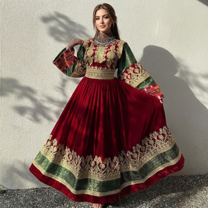 New Fashion Clothing Manufacturer Custom Women Afghan <b>Clothes</b> Afghan Kochi Dress Product for Sale - Product Image 1