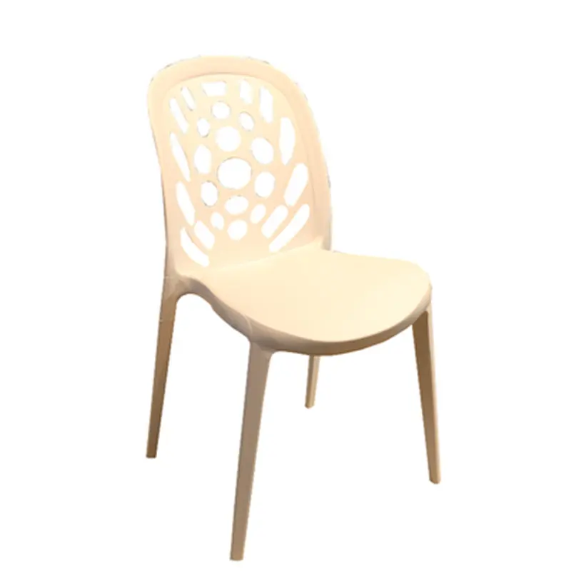 stackable plastic PP white resin garden pink modern chairs for hotels and restaurants