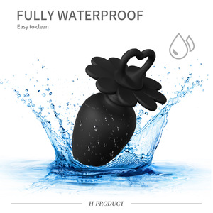 مقاوم للماء للاستمناء الذاتي وتحفيز البروستاتا سيليكون سدادة الشرج مدلك - Product Image 6