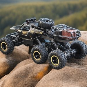 <span class=keywords><strong>Voiture</strong></span> RC <span class=keywords><strong>tout</strong></span>-<span class=keywords><strong>terrain</strong></span> 4x4 à grande vitesse de 46 cm à six roues en alliage pour véhicule <span class=keywords><strong>tout</strong></span>-<span class=keywords><strong>terrain</strong></span>, escalade, radiocommande, monstre, chargeur - Product Image 2