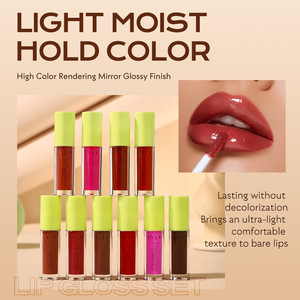 Set de Brillo Labial en Caja, 10 Colores, Lápiz Labial Líquido Hidratante, Brillo Labial de Larga Duración - Product Image 2