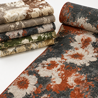 Tissu d'ameublement de luxe pour canapé, couleur personnalisée, résistant à la décoloration, 100% polyester, tissu jacquard tissé, vente en gros