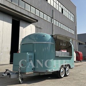 Cuisine mobile entièrement équipée en acier inoxydable, remorque de restauration, camion de rue, remorque de restauration pour hot-dogs et en-cas - Product Image 3