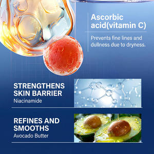 Lotion Corporelle Hydratante, Éclaircissante et Raffermissante en Gros à <span class=keywords><strong>la</strong></span> Niacinamide, Vitamine C et Urée, Marque Privée - Product Image 5