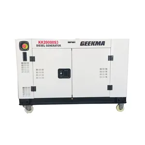 Generator Diesel Set 120V 240V 60HZ Pendingin Air Merek Cina Pembangkit Listrik 16KW 20KVA Generator Diesel Diam