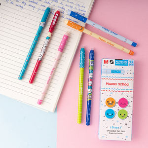 <span class=keywords><strong>M</strong></span> & G со стирающимися чернилами f: кристально-голубой 0,5 мм иглы гелевая ручка ручки живут в Карандаш Оболочка милый со стирающимися чернилами гелевая ручка с ластиками - Product Image 5