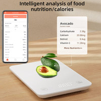 Balance alimentaire unique fabricants de verre haute précision 10kg pesant des balances de cuisine Bluetooth intelligentes pour aliments électroniques numériques