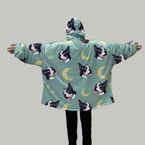Nouvelle Couverture Polaire Chaude et Douce en Flanelle Sherpa, Sweat-shirt Portable à Capuche, Couverture à Capuche Surdimensionnée Personnalisée pour Adultes et Enfants – Vente Flash - Product Image 3