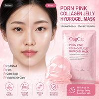 Masque facial au collagène OEM/ODM, masque en feuille coréen en hydrogel PDRN, masque facial en gel biocellulaire au saumon, produits de soin de la peau coréens