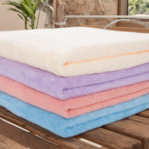 BSCI Knitted Microfiber <strong>Towels</strong> with Gift Boxes-Quick-Dry <strong>Super</strong> <strong>Soft</strong> 350gsm Customizable <strong>Facial</strong> &amp; Body <strong>Towels</strong> (Plaid Pattern) - Product Image 1