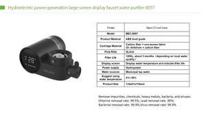 Filtro de Agua para Grifo, Purificador de Agua, Cuidado de la Piel, Cartucho de Fibra de Carbono UF, Lavado Facial, Reduce Alergias Cutáneas, Reduce el Acné - Product Image 5