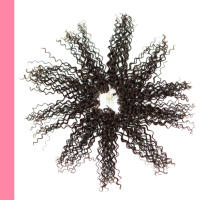 Extensions de cheveux brésiliens à pointe en plumes, super double drawn, Remy, légères, faciles à installer, ondulation douce premium, micro-link