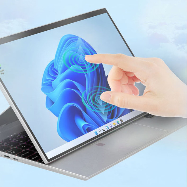15.6 Inch Touch Screen WIN 11 Foldable 2 in 1 Table Celeron N95 16GB RAM Portable Fingerprint Unlock Gaming Laptop with Pen