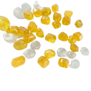 เพชรเม็ดหยาบสี lucine ขายส่ง HPHT CVD สีชมพูฟ้าเหลืองธรรมชาติ - Product Image 2