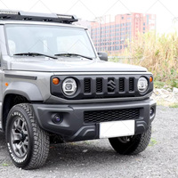 Cache-emblème de calandre avant en fibre de carbone pour Suzuki Jimny 5 portes 2019-2026 - Accessoires