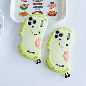 เคสโทรศัพท์ซิลิโคนลายการ์ตูนอะโวคาโด 3 มิติ น่ารัก สำหรับ iPhone 17 Pro Max 16 15 14 Plus 13 12 Pro Max ป้องกันการกระแทก - Product Image 2