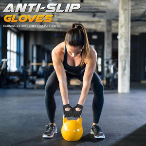 Guanti da Palestra Antiscivolo, Guanti Sportivi, Guanti Fitness in <span class=keywords><strong>Silicone</strong></span> Invernali per Sollevamento Pesi, Ventilati e Traspiranti - Product Image 5