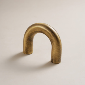 DOOROOM PVD Antique Brass Cabinet <strong>Door</strong> Handles Heavy Duty Solid Brass Furniture Handles for Wardrobe - Product Image 5