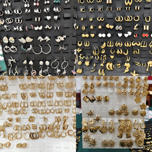 XUPING <strong>Wholesale</strong> Stainless Steel Gold Plated Earring Hypoallergenic Waterproof Multi Styles Women Fashion <strong>Jewelry</strong> Earrings - Product Image 4