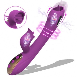Girlspower 2023 Nouveau 3 Couleurs Multiple Fréquence Usb Double Langue Lèche Vibrateur Sex Toys Pour Femmes <span class=keywords><strong>G</strong></span>-spot Avec Choc Électrique - Product Image 2