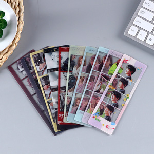 PVC transparente personalizado Kpop Photocard billete transparente Tarot tarjeta película tira hecha de papel de arte para la colección de fans - Product Image 2