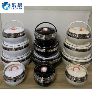 Nồi Giữ Nhiệt Cho Bữa Tiệc Nồi Lẩu Bằng Thép Không Gỉ Nồi Hâm Nóng Thức Ăn Có Thể Xếp Chồng Lên Nhau Bộ 4 Món (3L/5L/7L/12L - Product Image 5