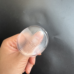 Vente flash - Éponge ronde en silicone pour le maquillage, éponge douce en silicone pur pour la poudre et la crème pour le visage - Product Image 4