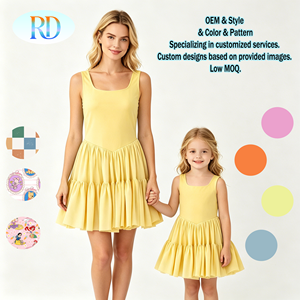 Conjunto de Ropa Deportiva Ruidian Personalizado para <span class=keywords><strong>Mamá</strong></span> e Hija, Vestido de Yoga con Tutú, Conjunto Deportivo para Niñas, Vestido de Malla con Tutú de Tul para Padres e Hijos - Product Image 3