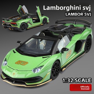 Modelo de Coche Deportivo de Aleación 1:32 con Licencia Oficial para <span class=keywords><strong>SVJ63</strong></span> H3633, Puertas Abatibles, Altamente Realista, Chenghai Cross-border - Product Image 5