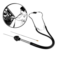 Outils spéciaux de moteur automobile professionnel Stéthoscope de mécanicien résistant aux chocs le plus sensible