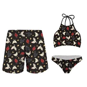 Trajes de Baño de Lujo Personalizados de 3 Piezas para Mujer, Conjuntos de Pareja con Estampado Animal, Bikinis para Playa y Fitness - Product Image 5