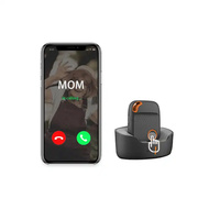 Traceur GPS personnel 4G EV-04 pour personnes âgées, pendentif SOS d'urgence 911, alarme d'urgence, localisateur GPS pour travailleurs isolés, patients, personnes âgées