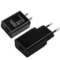 Chargeur mural USB pour téléphone portable et montre connectée, 10W, ignifuge, avec sortie 2A, prise Euro/US