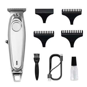 पेशेवर बालों की दाढ़ी ट्रिमर, 4 कॉम्ब्स के साथ कॉर्नलेस किट और पुरुषों की ग्रोमिंग किट के लिए प्रकाश का नेतृत्व किया - Product Image 1