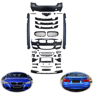 Kit carrosserie XT de haute qualité pour <span class=keywords><strong>BMW</strong></span> <span class=keywords><strong>Série</strong></span> 3 12-18 F30 modifié en <span class=keywords><strong>M</strong></span>-tech Pare-chocs avant Pare-chocs arrière Jupe latérale <span class=keywords><strong>Grille</strong></span> F30/35 - Product Image 1