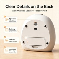 60-Minuten Batterieloser Visueller Timer für Kinder, Geräuschloser Analoger Countdown-Timer für Konzentration, Zeitmanagement, Hausaufgaben und Küche