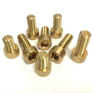 Precision Turned Brass Socket Head <b>Screws</b> with CNC Machining for Machining Wire EDM Capabilities From Guangdong - Product Image 4
