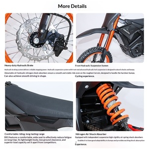 Motocicletta Elettrica Fuoristrada per Giovani Modello D03, Alta Velocità 75 <span class=keywords><strong>km</strong></span>/h per Guida all'Aperto, Veicolo Compatto per Adulti - Product Image 1