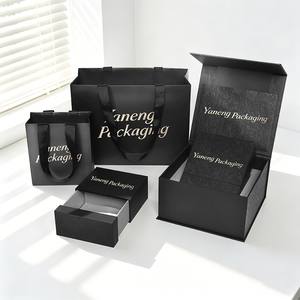 Wholesale Customized Magnetic Jewelry <b>Box</b> Rings <b>Earrings</b> Pendants <b>Box</b> Built-in Drawer Jewelry <b>Box</b> with Handbag for Engagements - Product Image 2