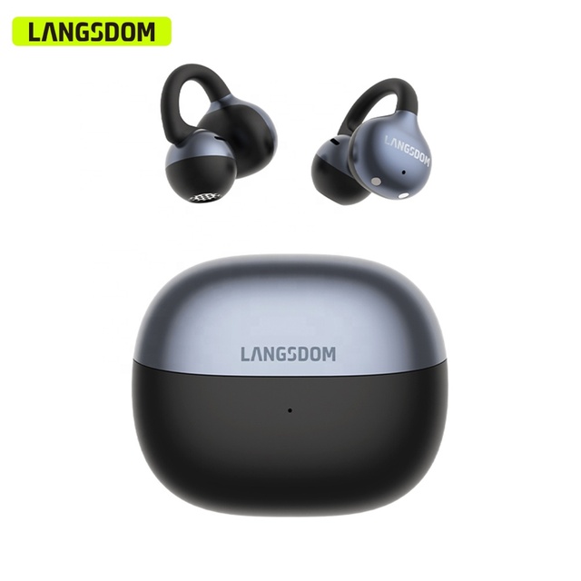 Premium Smart AI Translation Earbuds Bluetooth 6.0 Clip on Wireless Earbuds Noise Cancelling With 30H Sports Earphone Headphones