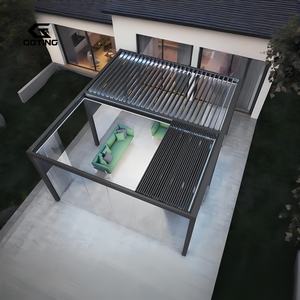 Gemotoriseerde Opening Lamellendak Aluminium Intrekbare Pergola Waterdicht Bioklimatisch Tuinhuisje - Product Image 2