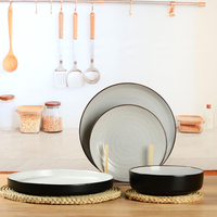 Vaisselle de mariage moderne, assiettes en céramique de haute qualité, plat, ensemble de Table